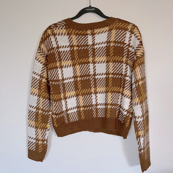 NoBo Fashion Cropped V-Neck Cardigan Sweater Junior Size L (11-13) - Picture 3 of 11